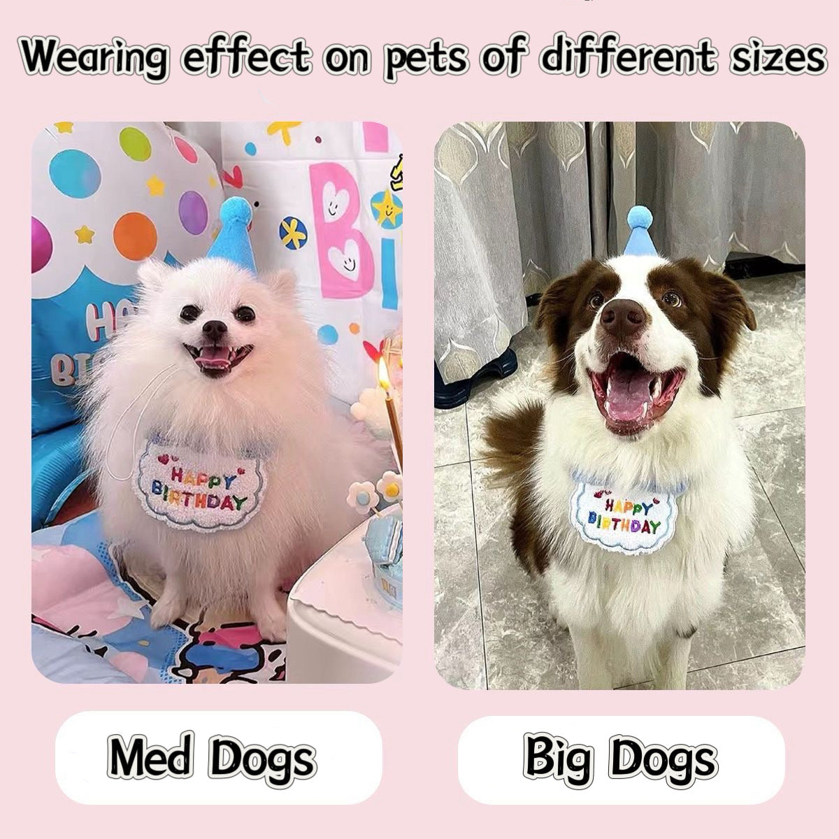 Pet Birthday Party Decoration Set