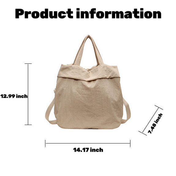 Large Capacity Casual Tote Bag - Everyday Pet Lover Bag