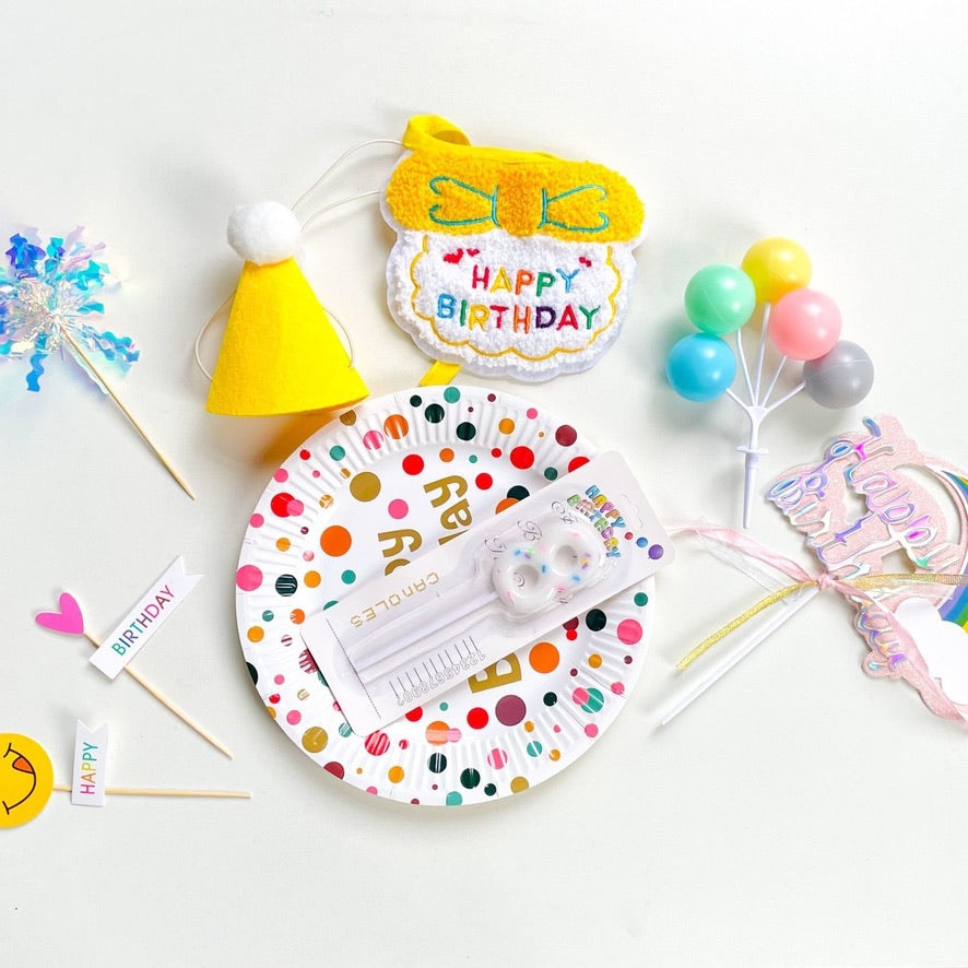 Pet Birthday Party Decoration Set