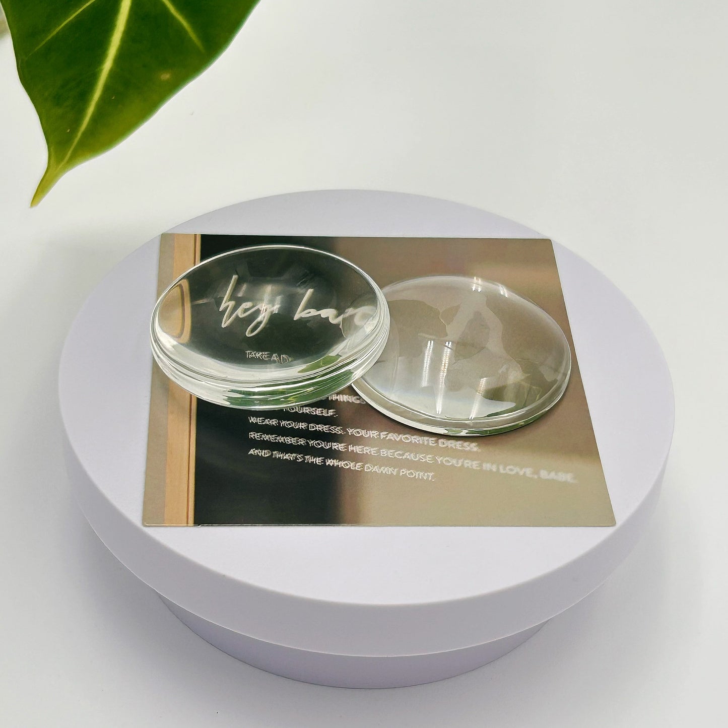 Custom Crystal Pet Fridge Magnet - Personalized Photo Gift