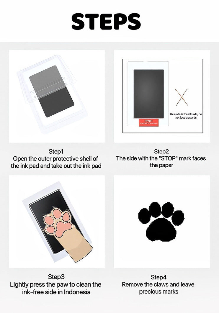 Pet Paw Print Keepsake Frame - Custom Memory Display