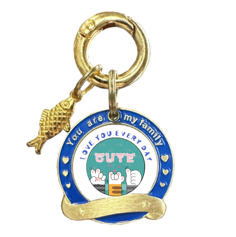 Brass Cat Name Tag - Custom Name & Phone Number